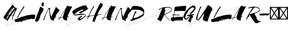 AlinasHand Regular字体转换